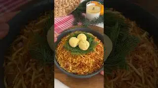 Советский салат гнездо глухаря