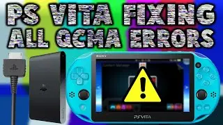 Fixing All ERRORS With QCMA! Any Firmware PS Vita!