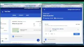 Google Classroom turning in assignments
