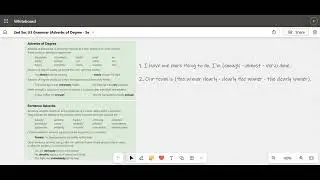 Adverbs of Degree - Sentence Adverbs