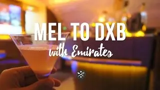 ✈️ Emirates business class Melbourne - Dubai | A380-800 + lounge and A380 bar