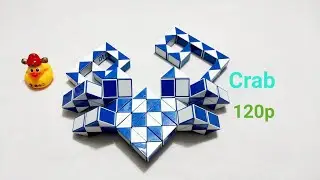 Snake Cube or Rubik Biến Thể 120 Pieces - Crab