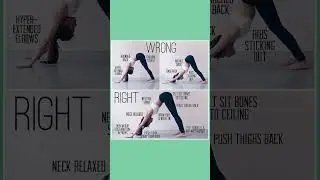 Wrong and Right Yoga poses | Yoga Steps for Women