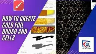 how to create gold foil / leaf brush and cells in infinite brush