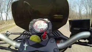 Kawasaki Z1000 2003 - Первый прохват 2020 (кручу на полную ручку)