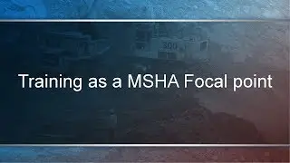 MSHA Focal point - Training