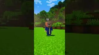 Pillagers Train The Villager to Get Revenge in #minecraft #shorts