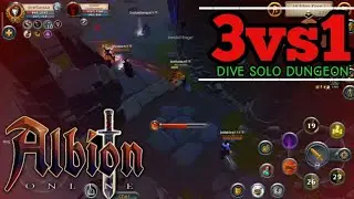 Albion online mobile - He comeback to dungeon for die | dive solo dungeon eps.38