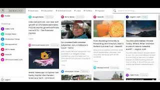 Newslist: A News Archive Web App made with React.js