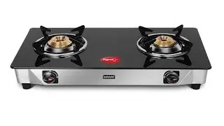 Pigeon Blackline Smart Gas Stove, 2 Burner unboxing