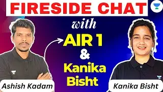 Fireside chat with Ashish Kadam & @kanika_bisht  | AIR 1 | NORCET
