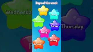 Weekdays song ||week song ||days of the week in english 