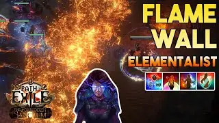 [3.22] Flame Wall Spellslinger Build | Elementalist | Trial of the Ancestors | Path of Exile 3.22