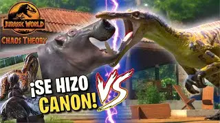 Suchomimus VS Hipopótamo | Pasado VS Presente | Jurassic World: Chaos Theory