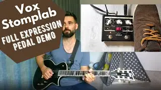 Vox Stomplab 2G expression pedal demo