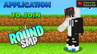 My Application Video For Round SMP||Application To Join Round SMP@BlankyBuster @VendXGamer @N0rzo016