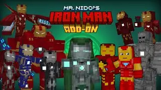 Best IRON MAN mod for Minecraft Bedrock 1.21+ /mcpe