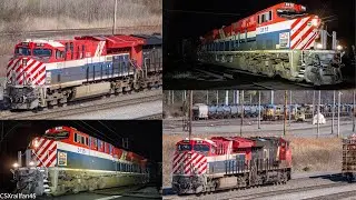 CN’s BC Rail Heritage Unit #3115 on the River Line!