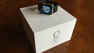 Unboxing: Apple Watch (42mm, Stainless Steel, Black Sport Band)