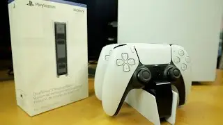 PS5 Dual Sense Charging Station Unboxing & Review. Playstation 5 Accessories.