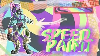 Shirbert the ampwave- (furry species) speed paint