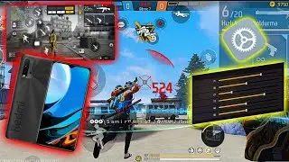 МОЙ НАСТРОЙКА ⚙️ HUD + SENSİ + DPİ 📱 REDMİ 9T ,9 ,9C FREEFİRE [HİGHLİGHTS]💫