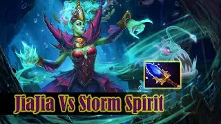 JiaJia Hard Play Death Prophet Game Against Storm Spirit