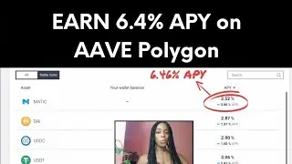 Earn 6.4% APY on your MATIC tokens on Aave Polygon