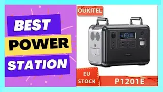 OUKITEL P1201 Portable Power Station, 960Wh LiFePo4 Battery, 3500+Lifespan,