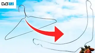 How To Make the powerful Antenna DIY! Plug Into The TV And Watch All Channels - Antenna from hanger