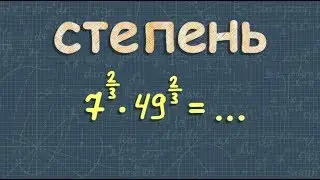 СТЕПЕНИ с рациональным показателям СТЕПЕНИ с действительным показателям