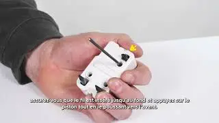 EdgeConnect™ Prise Twist-Lock – Actionnement du Piston