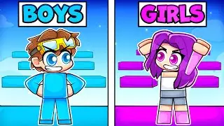 BOYS vs GIRLS Obby In Roblox!