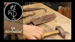 Restauration d'outils rouillés