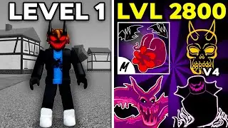 Noob To MAX As GHOUL Man With ALL Ghoul POWERS [Part 1] (Blox Fruits)
