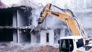 Демонтаж монолитного строения