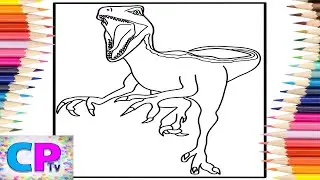 Velociraptor Coloring Pages/Coloring of Dinosaurs/Marin Hoxha & Caravn - Eternal [NCS Release]