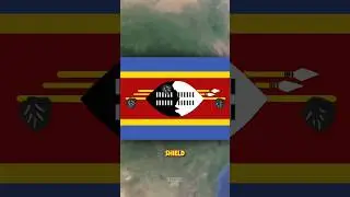 Design of Eswatini flag...#shorts #eswatini #swaziland