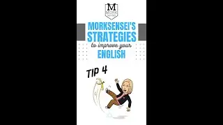 Morksensei's Strategies to Improve your English - TIP 4: Don't be Afraid to Make Mistakes #shorts