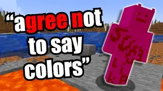 Minecraft, but if I say a color it's DELETED...