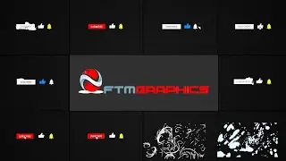 Animated YouTube Subscribe Button Overlay - Alpha Channel + Green Screen (Snow Theme)