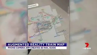 7News Sydney Feature: AR Transport Card by Sarah Tan