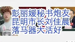彭丽媛秘书炮|友昆明市长刘佳晨落马，器|大|活好，曾经和彭麻麻孙春兰习近平情人铁凝鏖战3小时37分，神秘人物现场观战。中组部长李干杰清华核反应堆一个专业的同学。