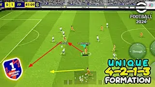 Unique 4-2-1-3 Formation is Too Good in eFootball 2024 Mobile