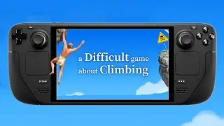 A Difficult Game About Climbing - Steam Deck Gameplay