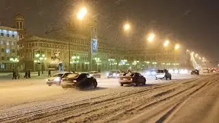 Сильный снегопад в Йошкар-Оле