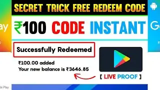 Secret Trick  Free Redeem Code | Google Play Redeem Code App | Free Fire Redeem Code | Redeem Code