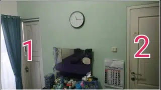 KAMAR TIDUR PINTUNYA 1 atau 2 (tembus balkon)