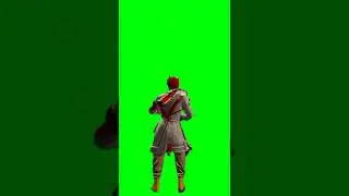 jumping emote Freefire Green screen