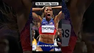 The REAL Gabby Thomas #parisolympics2024 #trackandfield #gabbythomas #track #marlonladd #olympics